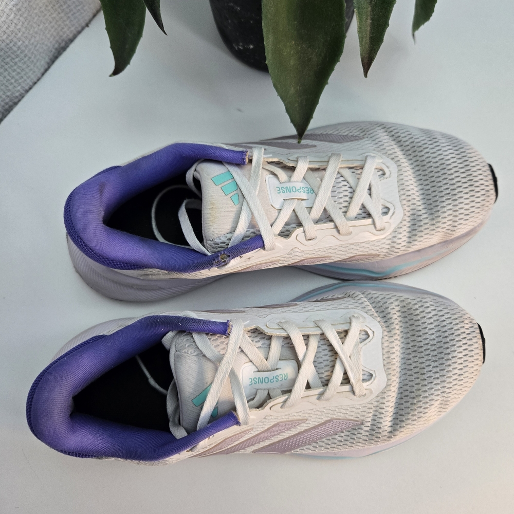 adidas Women's Sneakers in White and Purple